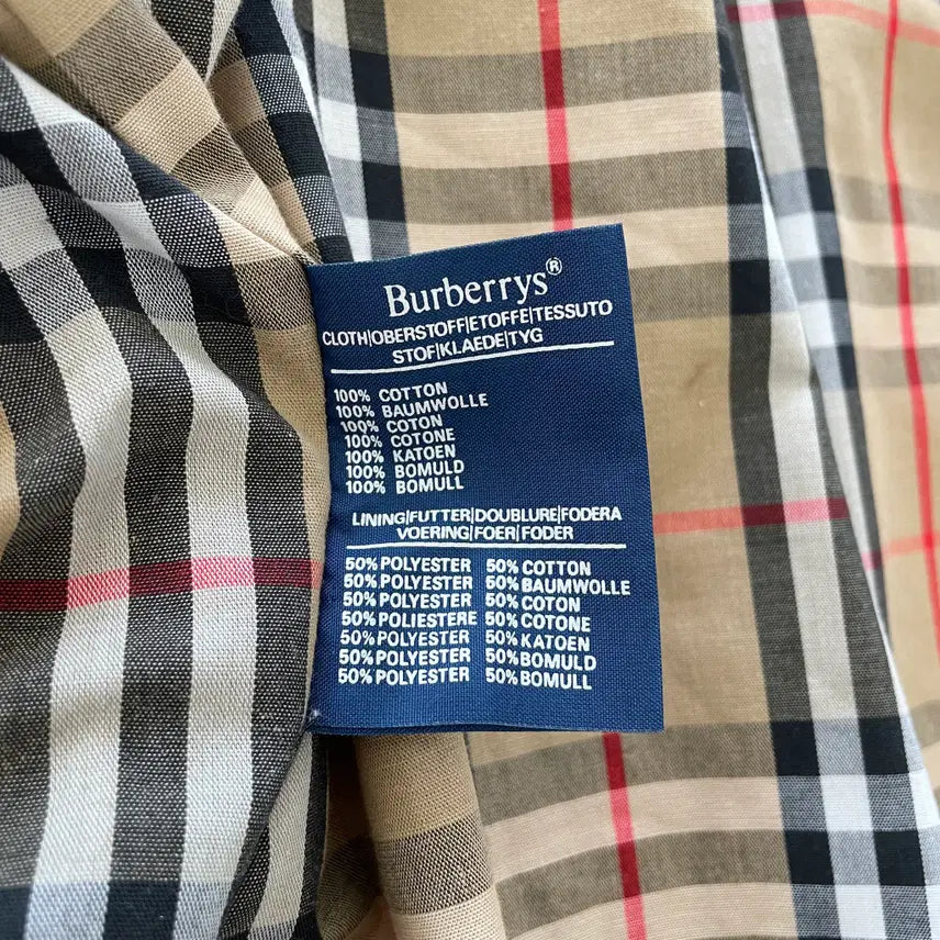 [BUNJANG] Burberry Beige Cotton Blouson / 버버리 공용S-M 베이지 코튼 블루종