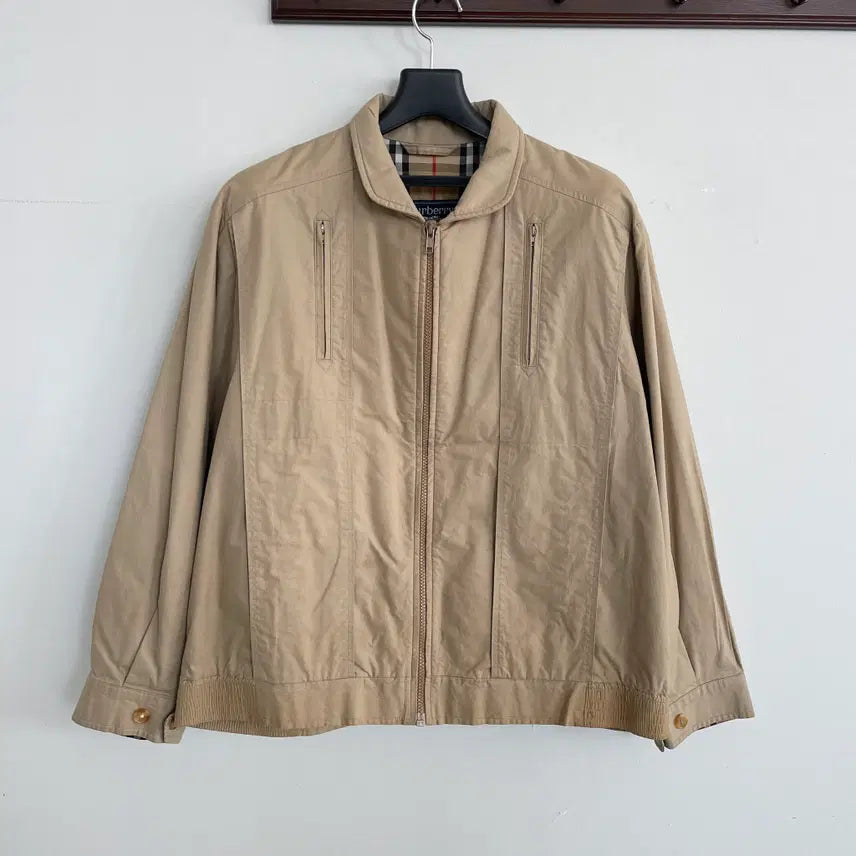 [BUNJANG] Burberry Beige Cotton Blouson / 버버리 공용S-M 베이지 코튼 블루종