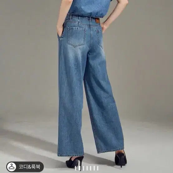 [BUNJANG] Lanvin Ruffle Denim Shirt / 랑방 러플 데님셔츠 한섬