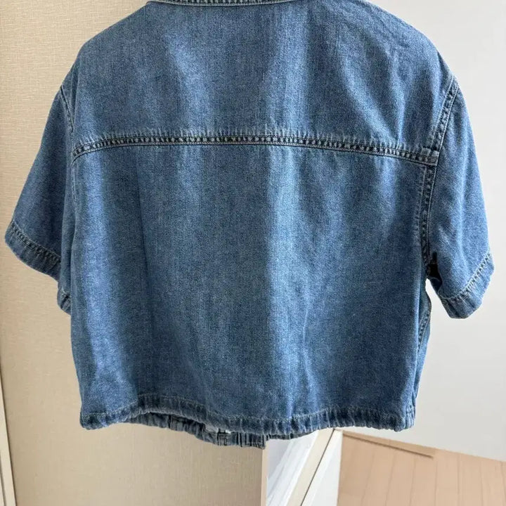 [BUNJANG] Lanvin Ruffle Denim Shirt / 랑방 러플 데님셔츠 한섬