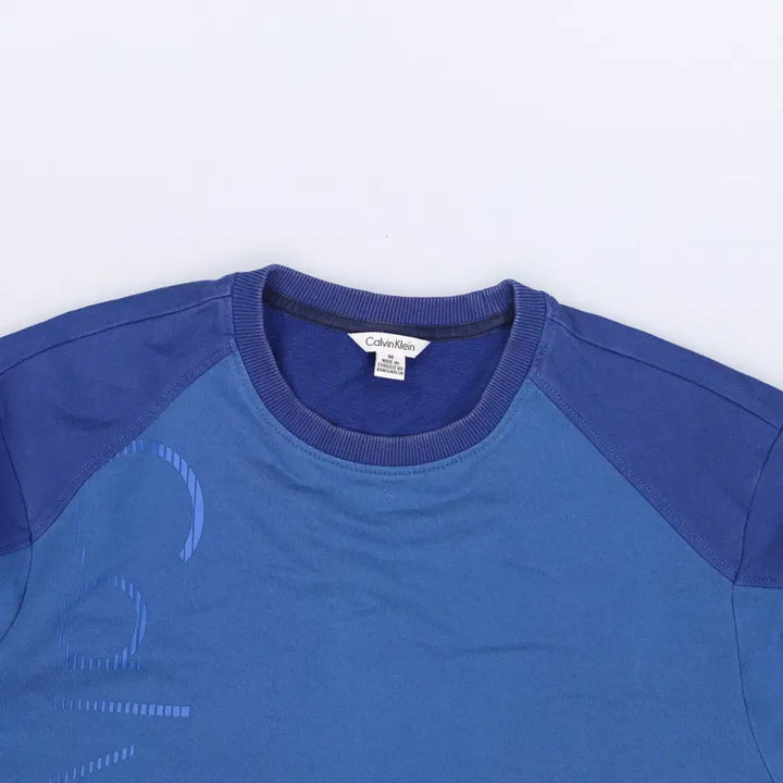 [BUNJANG] Calvin Klein Color Block Sweatshirt / M 캘빈클라인 배색 맨투맨 0424H1