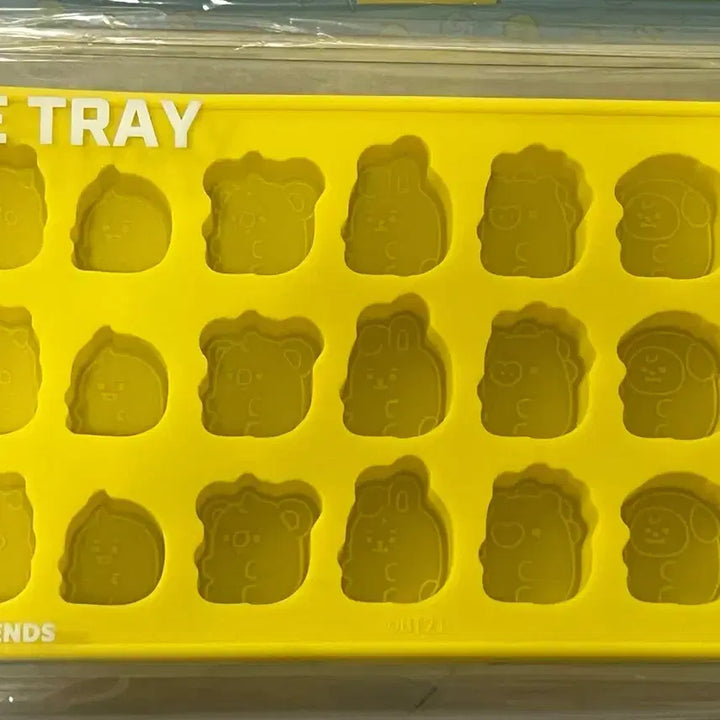 [BUNJANG] BT21 Chimmy, Cooky, Shooky Ice Tray Mold / BT21 일본 비티 방탄 아이스 트레이 몰드 (새상품) 치미 쿠키 슈키