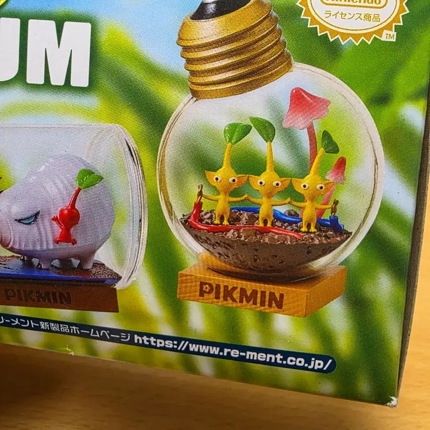 [BUNJANG] Re-Ment Pikmin Terrarium Series 1 Yellow Pikmin Figure / 리멘트 피크민 테라리움 1탄 6번 노란 피크민 진열제품 깨끗함 풀구성