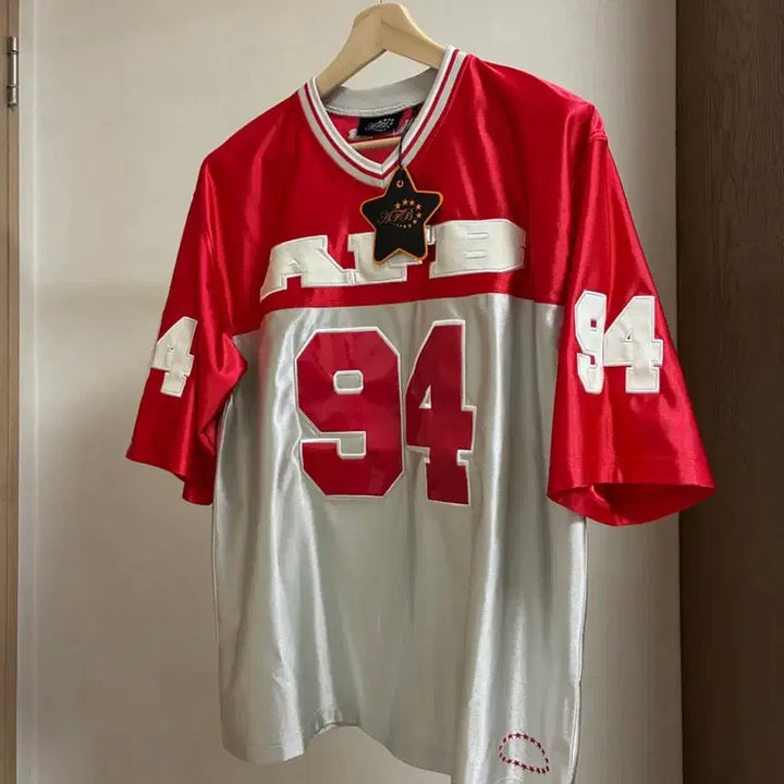 [BUNJANG] L afb Football Tee Red / [L]afb 풋볼티 레드