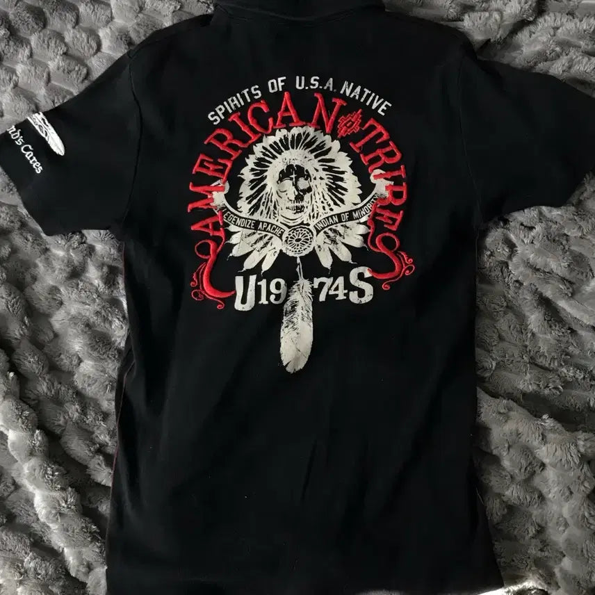 [BUNJANG] Vintage Japanese Punk Collar T-shirt / 일본빈티지 펑크 카라 반팔티