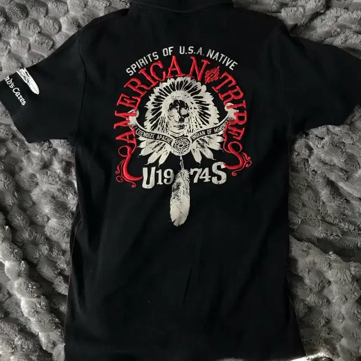 [BUNJANG] Vintage Japanese Punk Collar T-shirt / 일본빈티지 펑크 카라 반팔티