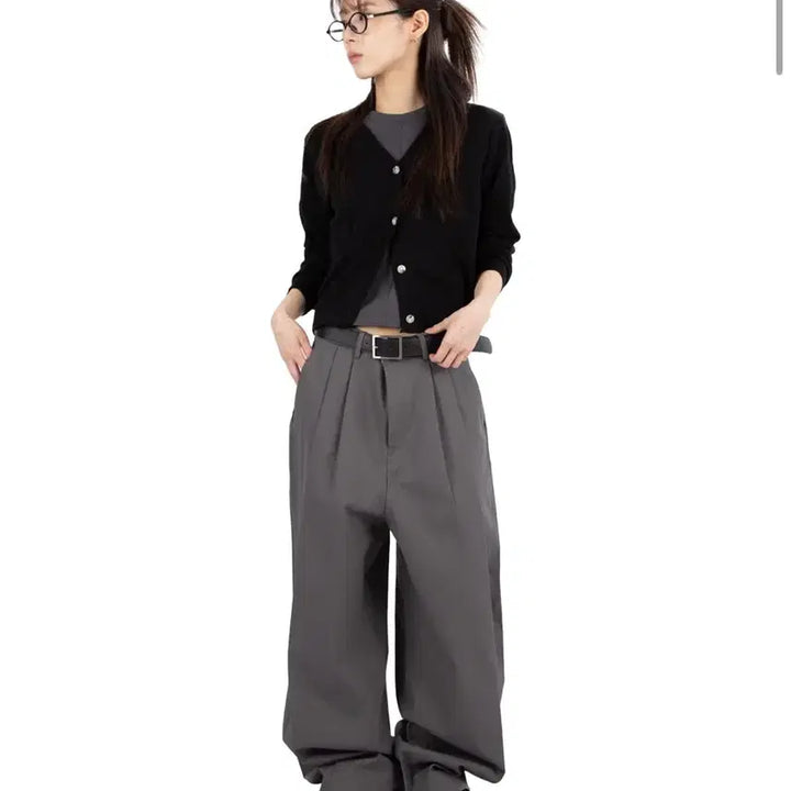 [BUNJANG] Rit Kim Wide Cotton Pants / 릿킴 와이드 팬츠