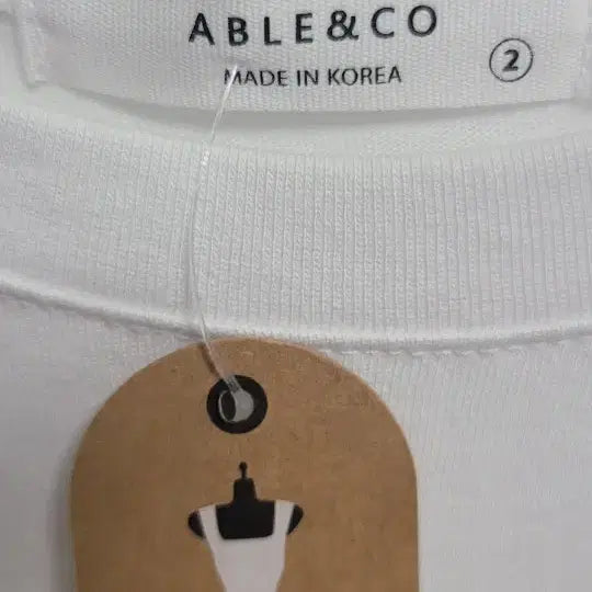 [SOLD OUT] [새상품]ABLE&amp;CO 화이트 루즈핏 티셔츠