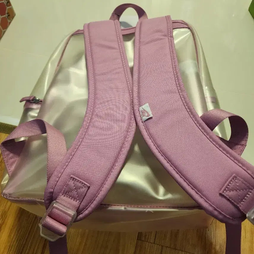 [BUNJANG] Nike Transparent Backpack Pink Bag / (새제품) 나이키 투명 백팩 핑크색 가방 2