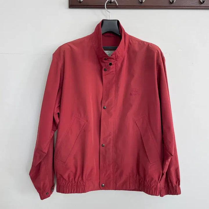 [BUNJANG] Burberry Red Windbreaker Blouson Jacket / 버버리 공용L 레드 바람막이 블루종 자켓