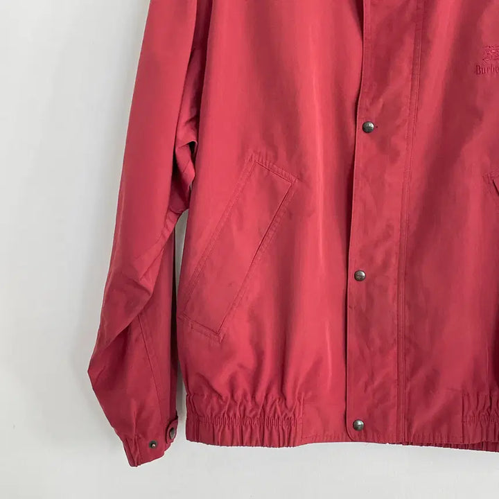 [BUNJANG] Burberry Red Windbreaker Blouson Jacket / 버버리 공용L 레드 바람막이 블루종 자켓