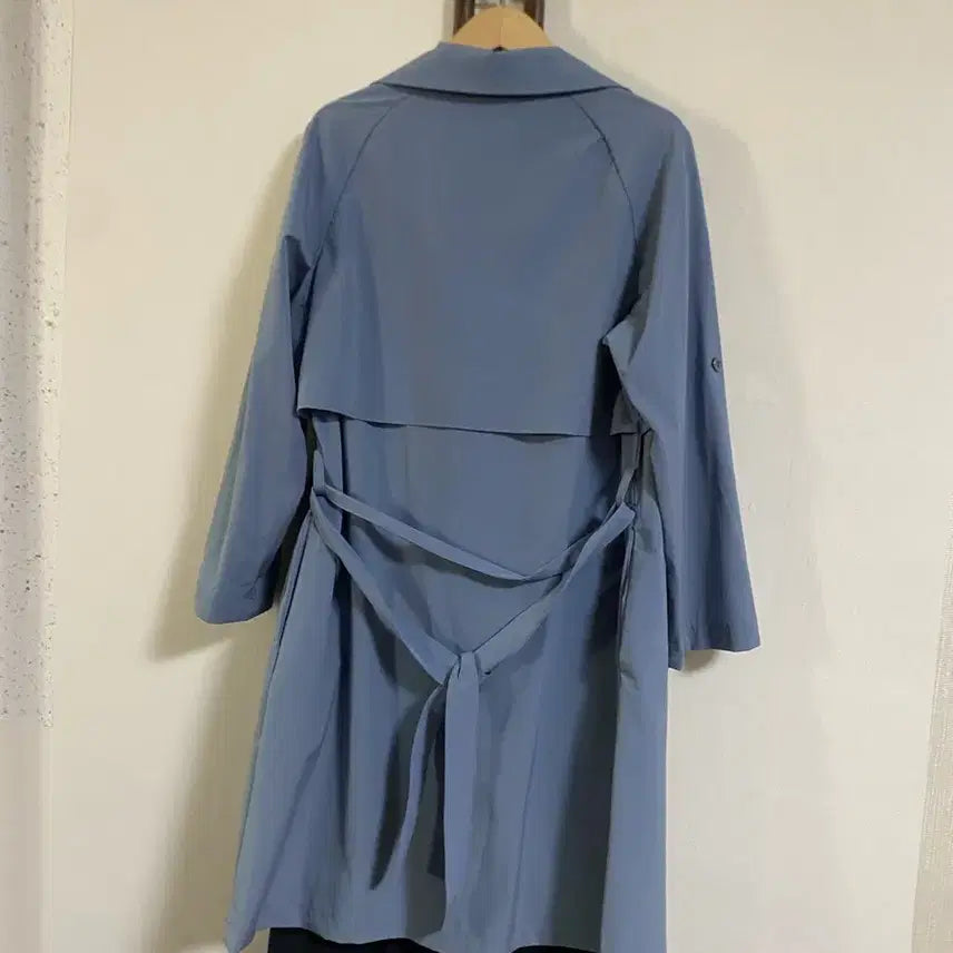 [BUNJANG] Blue Trench Coat / 블루 트렌치코트 55-66