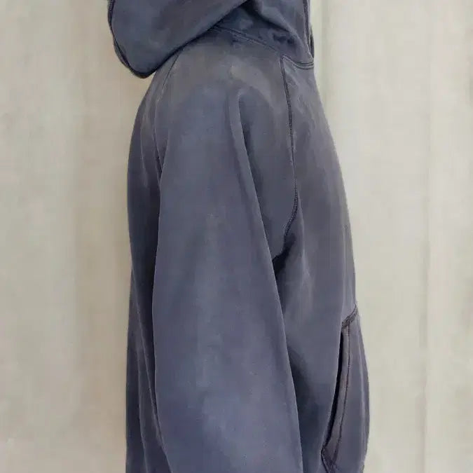 [SOLD OUT] 빈티지 나이키 페이드 워시드 헤비코튼 블랙 후드티 L