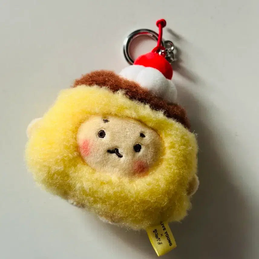 [BUNJANG] Olive Young Mang-gom Mang-geureojin Bear Pudding Keyring / 올리브영 망곰 망그러진곰 푸딩 키링