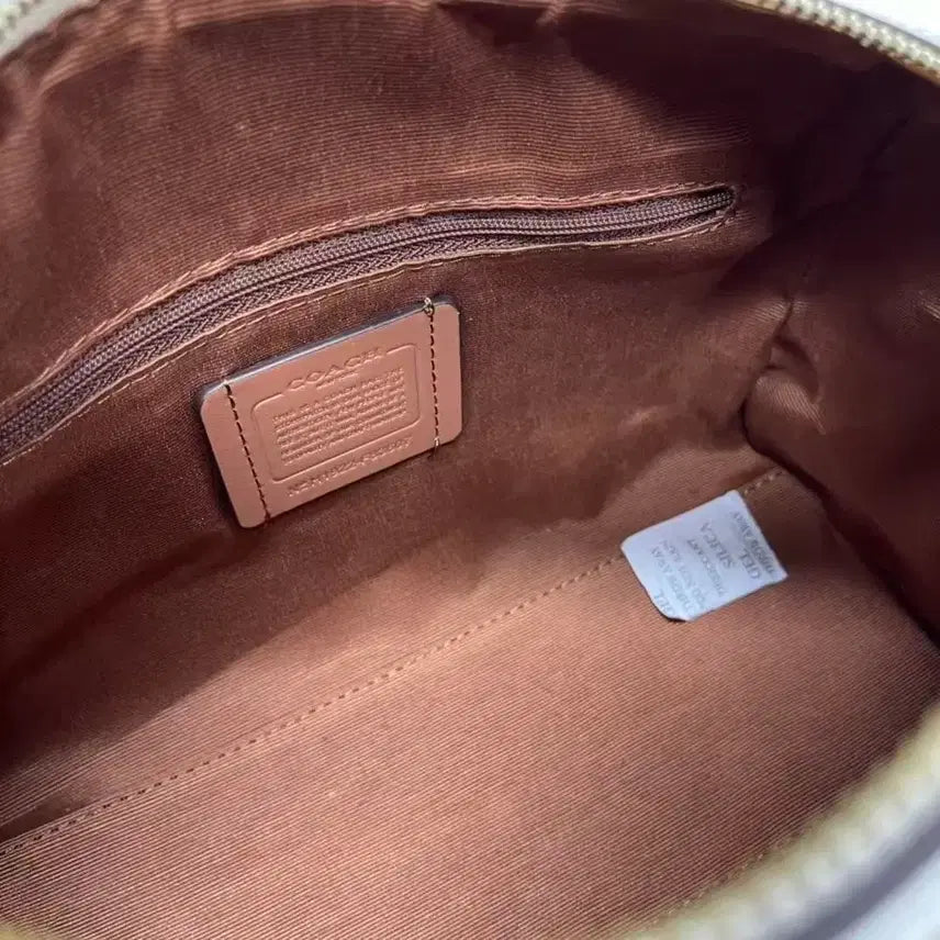 [BUNJANG] Coach Signature Canvas Mini Handbag / 코치  시그니처 캔버스 숄더백 미니 핸드백