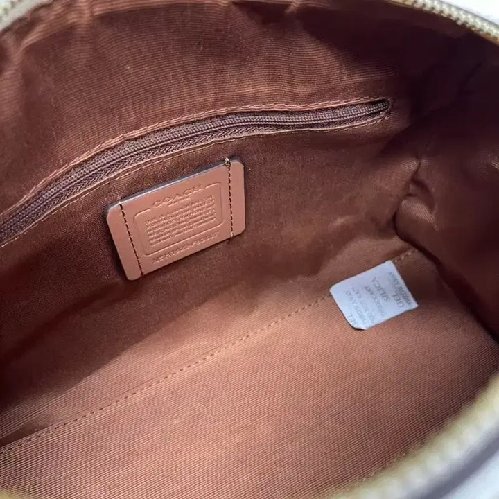 [BUNJANG] Coach Signature Canvas Mini Handbag / 코치  시그니처 캔버스 숄더백 미니 핸드백