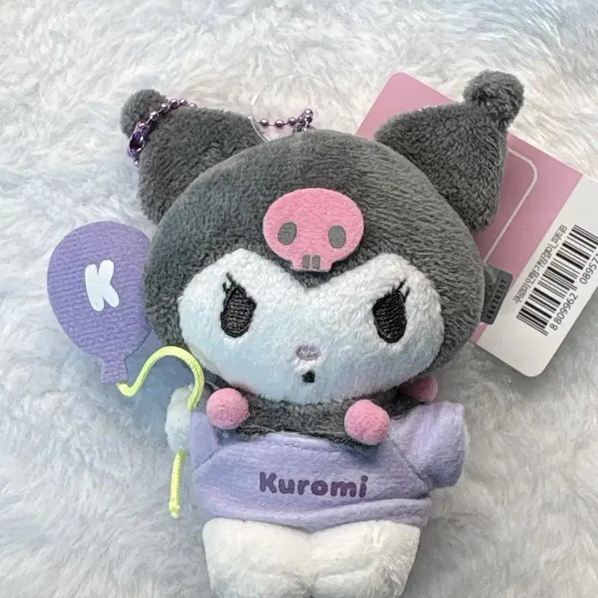 [BUNJANG] Kuromi Balloon Doll Keyring / 택 o 정품 | 쿠로미 풍선 인형 키링