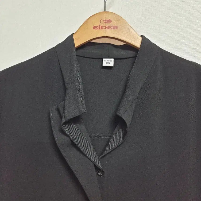 [BUNJANG] Maria Kurkki Black Long Shirt Dress / 마리아꾸르끼 블랙 롱 셔츠형 원피스66