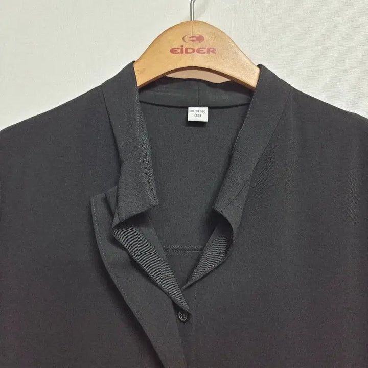 [BUNJANG] Maria Kurkki Black Long Shirt Dress / 마리아꾸르끼 블랙 롱 셔츠형 원피스66