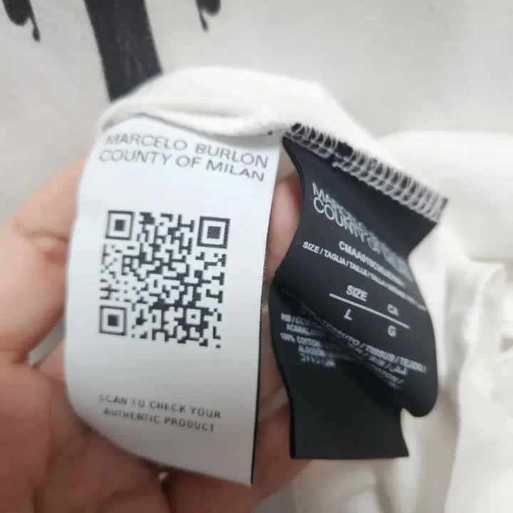[BUNJANG] Marcelo Burlon White Wings T-shirt / 마르셀로불론 화이트 윙 반팔 티셔츠