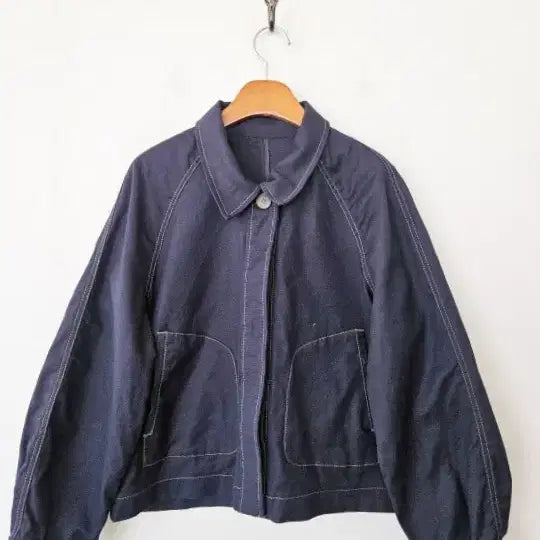 [SOLD OUT] 엣지 면 마 자켓