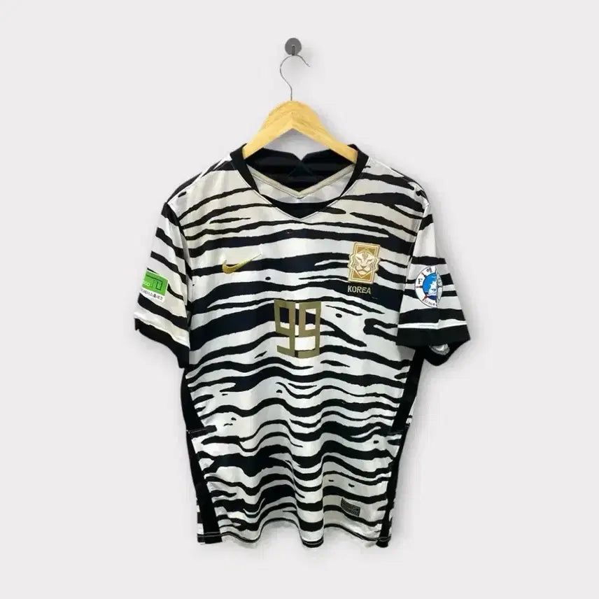 [BUNJANG] Nike Korea National Team Zebra Away Jersey XL / 나이키 국대 지브라 스타디움 어웨이 반팔티 XL