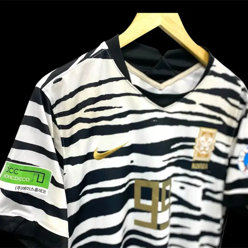 [BUNJANG] Nike Korea National Team Zebra Away Jersey XL / 나이키 국대 지브라 스타디움 어웨이 반팔티 XL
