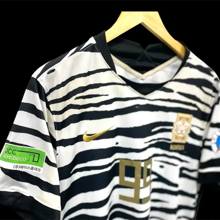 [BUNJANG] Nike Korea National Team Zebra Away Jersey XL / 나이키 국대 지브라 스타디움 어웨이 반팔티 XL