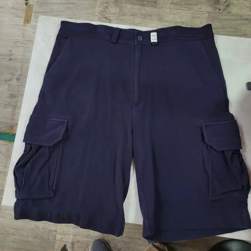 [BUNJANG] Polo Ralph Lauren Navy Cargo Cotton Shorts / Polo 폴로 랄프로렌 네이비 카고 면 반바지