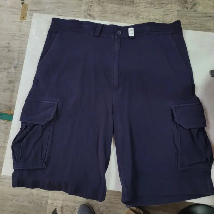 [BUNJANG] Polo Ralph Lauren Navy Cargo Cotton Shorts / Polo 폴로 랄프로렌 네이비 카고 면 반바지