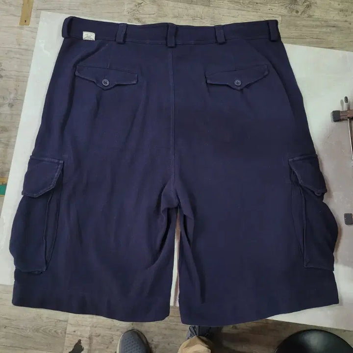 [BUNJANG] Polo Ralph Lauren Navy Cargo Cotton Shorts / Polo 폴로 랄프로렌 네이비 카고 면 반바지