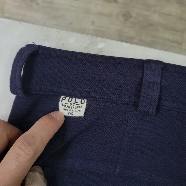 [BUNJANG] Polo Ralph Lauren Navy Cargo Cotton Shorts / Polo 폴로 랄프로렌 네이비 카고 면 반바지