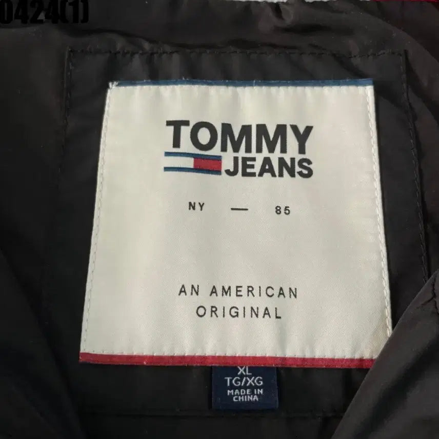 [BUNJANG] Tommy Hilfiger Black Anorak Hooded Windbreaker / 타미힐피거 블랙 아노락 후드 바람막이