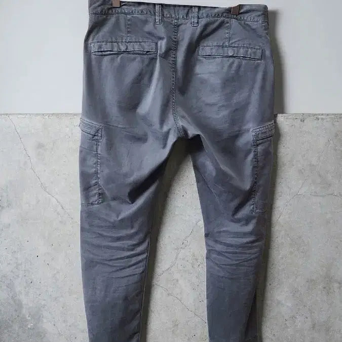 [BUNJANG] Stone Island Gray Cargo Pants W34 / 스톤아일랜드 그레이 카고 팬츠 W34