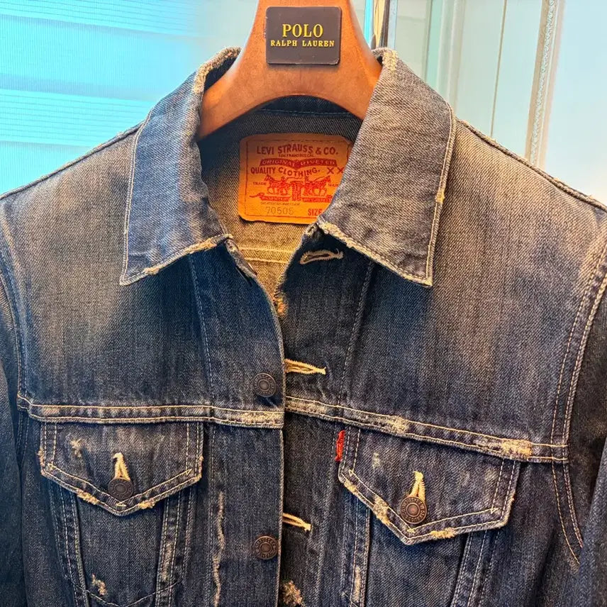 [SOLD OUT] 일본 재팬 리바이스 데님 빈티지 자켓(청 트러커)M(95~100사이즈)