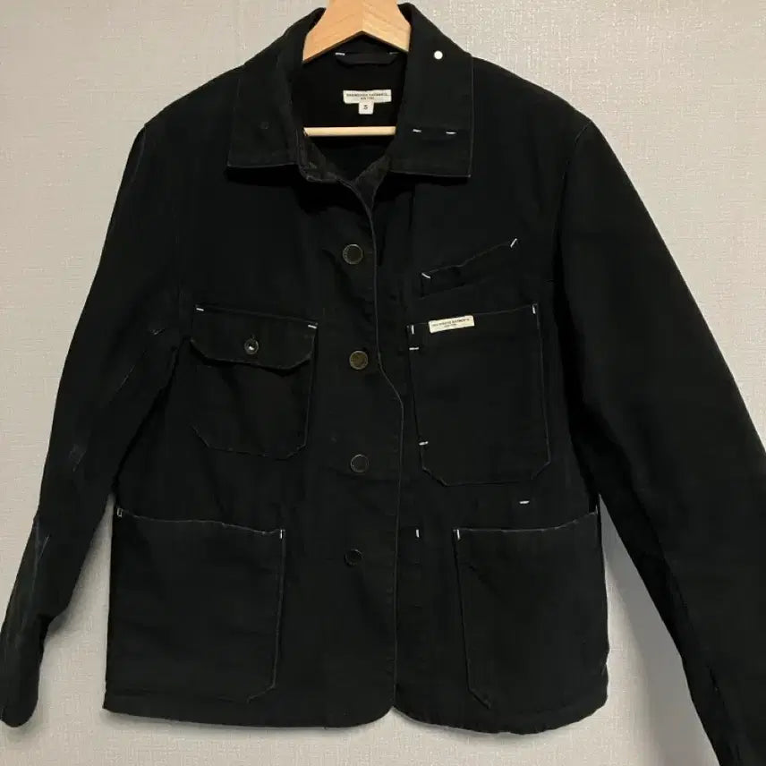 [SOLD OUT] 엔지니어드 가먼츠 블랙 워크 자켓 S