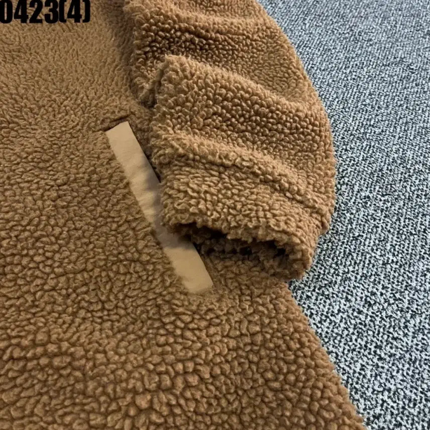 [BUNJANG] Millet Long Fleece Jacket / 밀레 뽀글이 롱 후리스 자켓 M | 0423