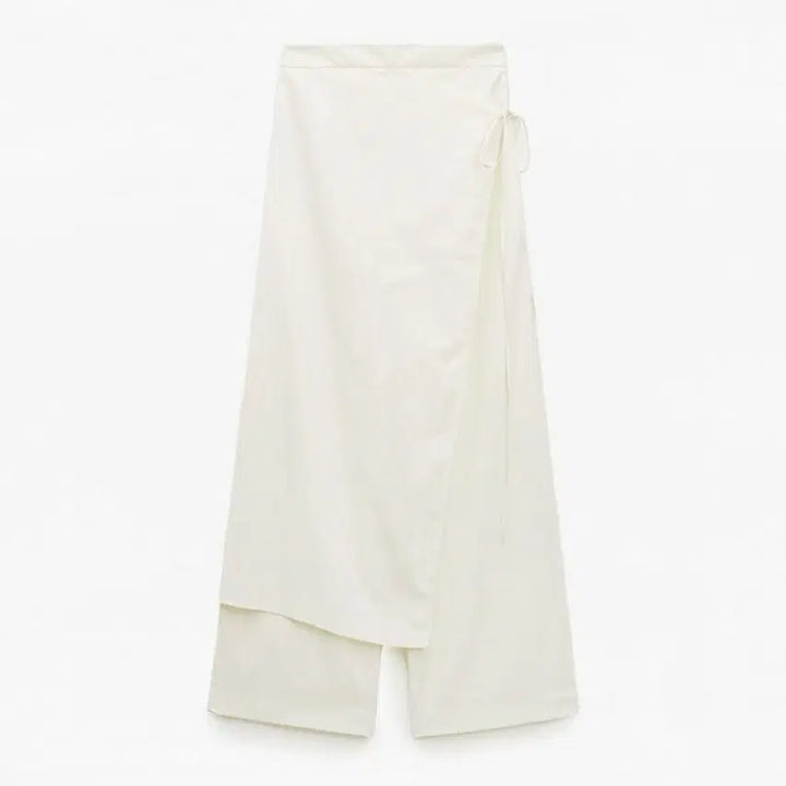 [BUNJANG] MIXXO Layered Wrap Skirt Pants / 미쏘 레이어드 랩 스커트 팬츠