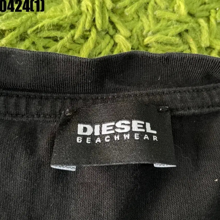 [BUNJANG] Diesel Pocket Short Sleeve T-Shirt Black / 디젤 포켓 반팔 티셔츠 블랙