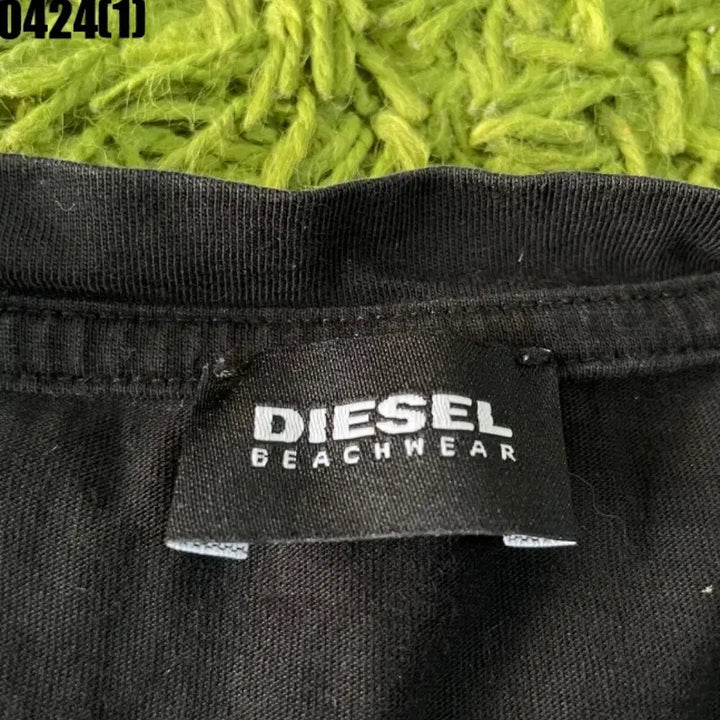 [BUNJANG] Diesel Pocket Short Sleeve T-Shirt Black / 디젤 포켓 반팔 티셔츠 블랙