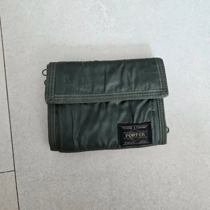 [BUNJANG] Porter Tanker Wallet Sage Green / 포터 탱커 지갑 세이지그린