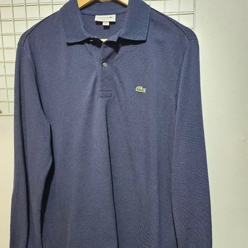 [SOLD OUT] 라코스테 네이비 긴팔 폴로티셔츠