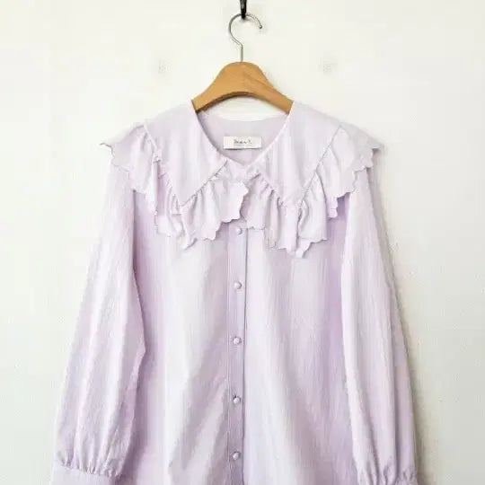 [SOLD OUT] 라인바이린 바이올렛 블라우스