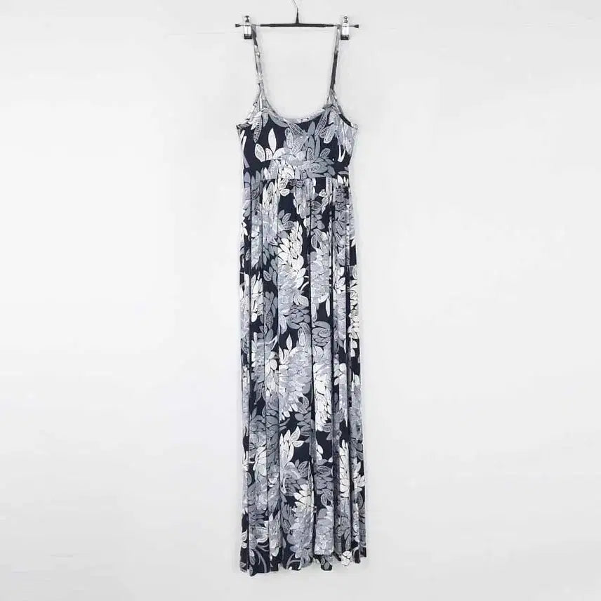 [BUNJANG] New York Company Patterned Long Bustier Dress XS / 뉴욕컴퍼니 패턴 롱 뷔스티에원피스 XS