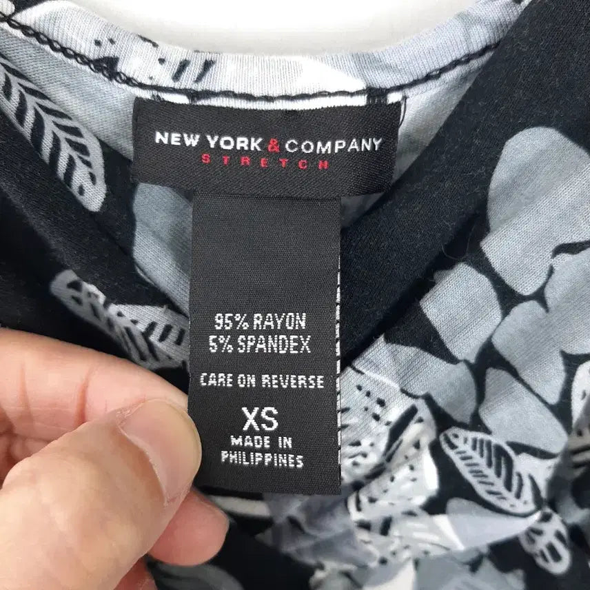 [BUNJANG] New York Company Patterned Long Bustier Dress XS / 뉴욕컴퍼니 패턴 롱 뷔스티에원피스 XS