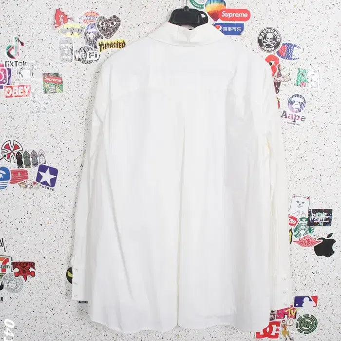 [SOLD OUT] 여성44 / 한섬 마인 심플 화이트 셔츠블라우스WT 34-117