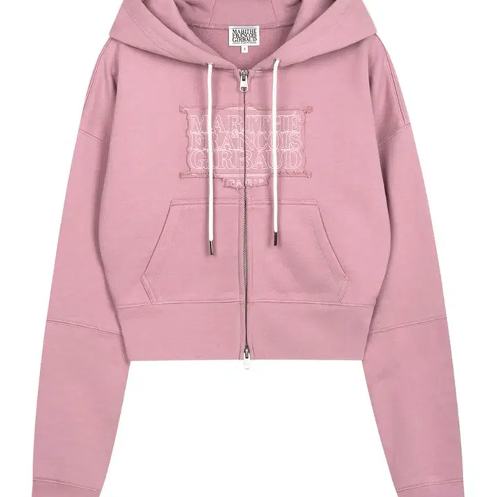 [BUNJANG] 마리떼W CLASSIC LOGO CROP HOODIE ZIPUP / 마리떼W CLASSIC LOGO CROP HOODIE ZIPUP