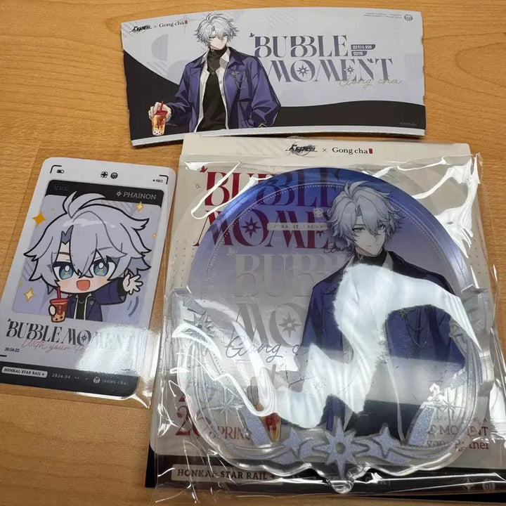 [SOLD OUT] 붕괴 스타레일 공차 콜라보 파이논 코스터 세트