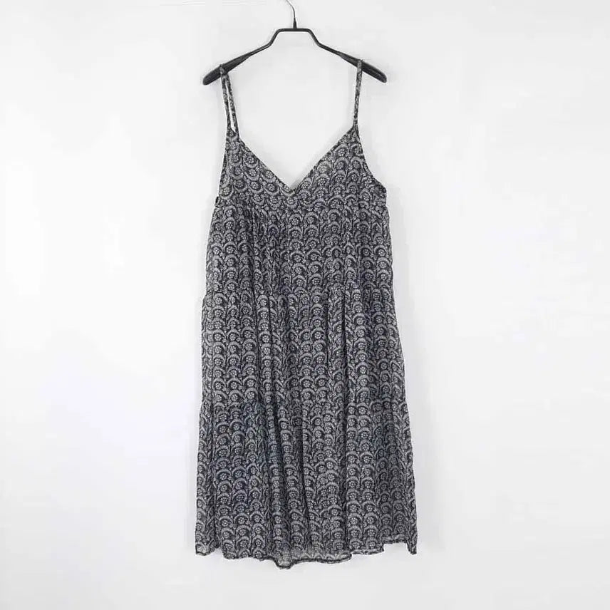 [BUNJANG] Naning9 Patterned Bustier Dress / 난닝구 패턴 뷔스티에원피스
