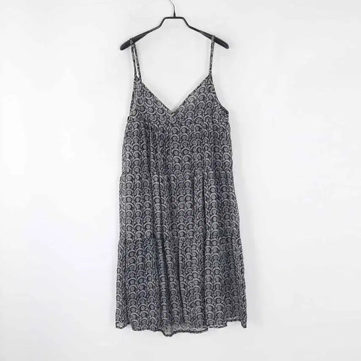 [BUNJANG] Naning9 Patterned Bustier Dress / 난닝구 패턴 뷔스티에원피스